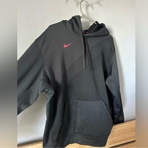 Nike grey Hoodie with hot pink Details